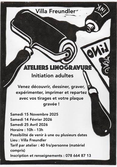 Ateliers linogravure